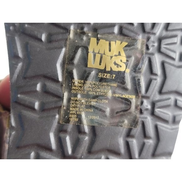 MukLuks Sandals Women Size 7 Daisy Floral Straps Buckle Nonslip - Picture 9 of 10